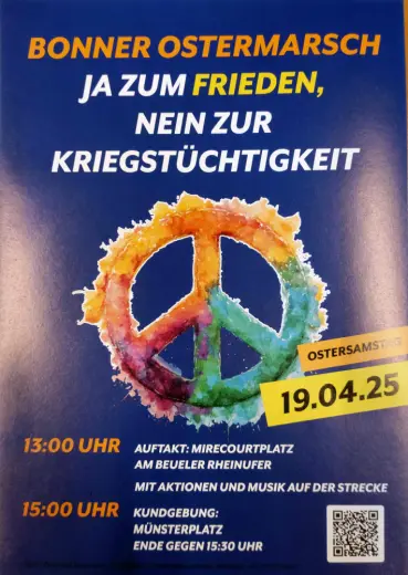Ostermarsch Bonn, Plakat 2025
