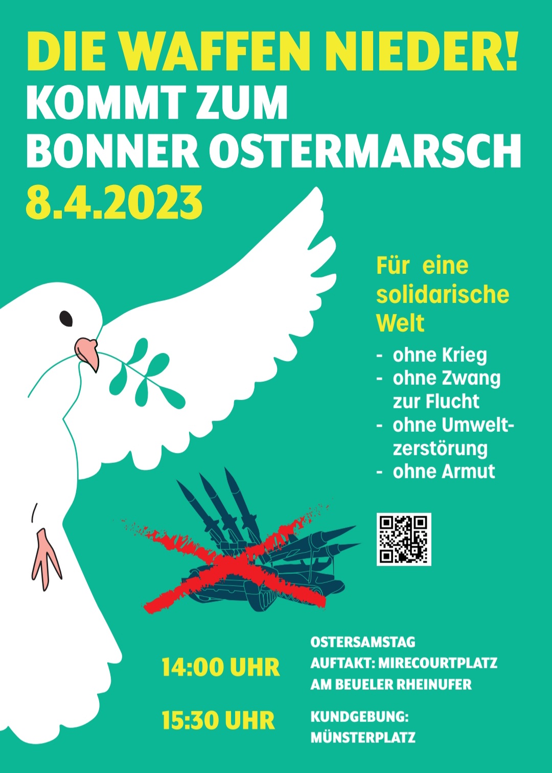 Ostermarsch-Plakat 2023